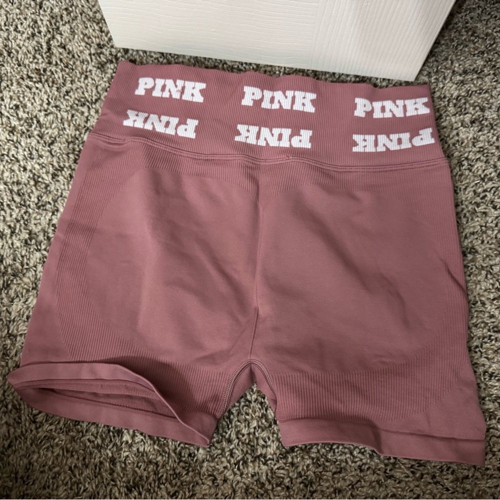 PINK Victoria's Secret Pink Bike Shorts with Elastic Waistband